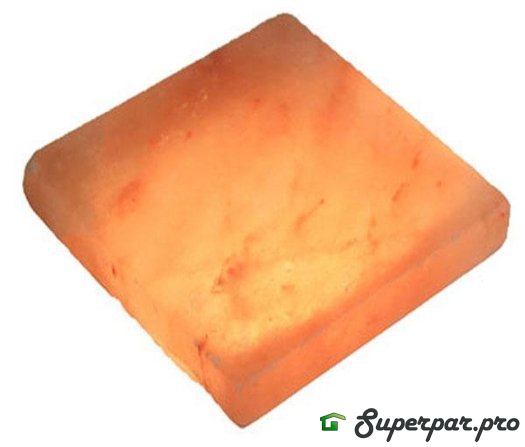 картинка Соляная плитка, шлифованная из Гималайской соли. Pramodan (200x200x25) 