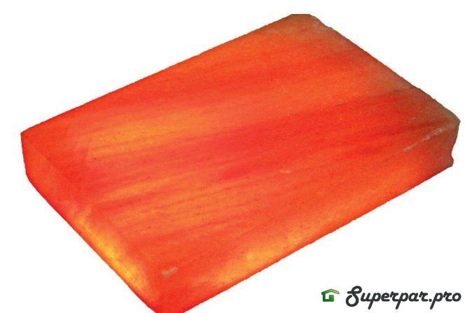 картинка Соляная плитка, шлифованная из Гималайской соли. Pramodan (200x300x50) 