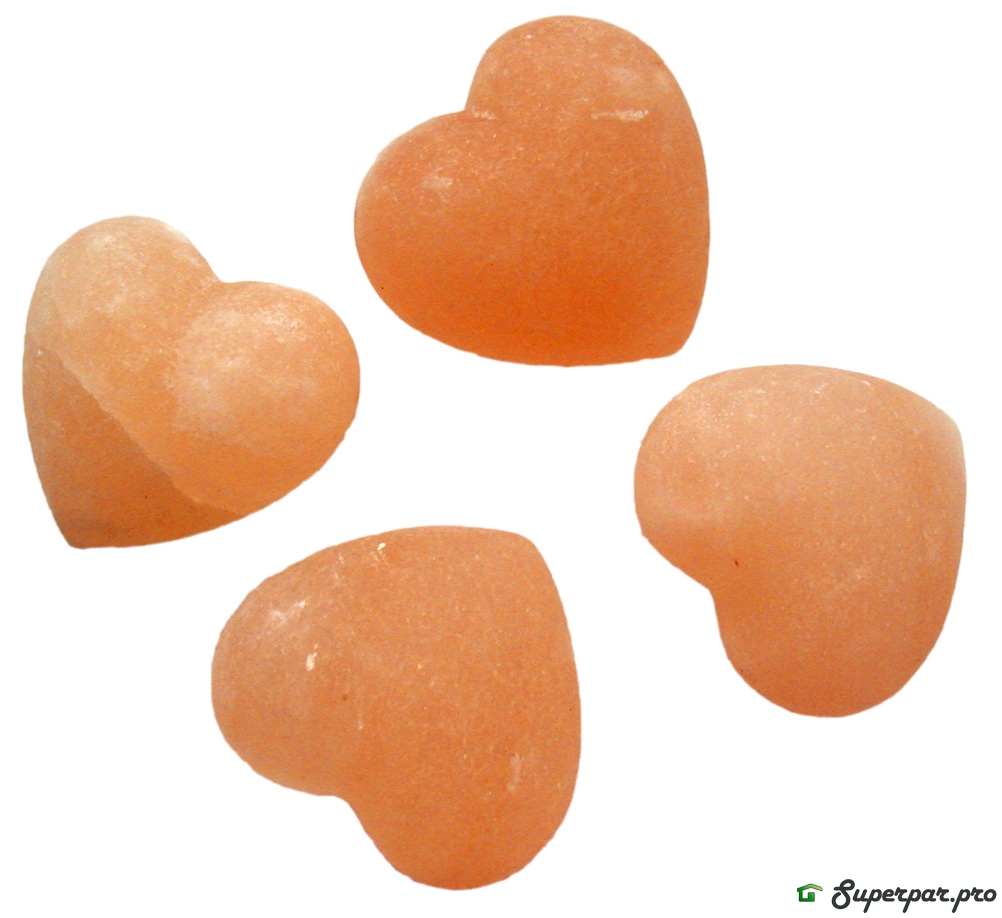картинка Соляное сердце из Гималайской соли Pramodan 